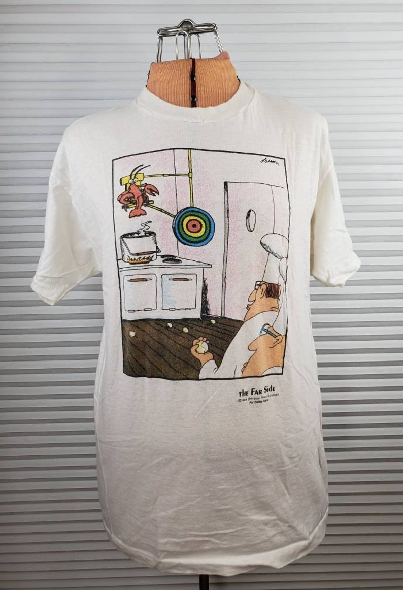 1988 The Far Side T-Shirt. MEDIUM. Comedic Shirt. Single | Etsy