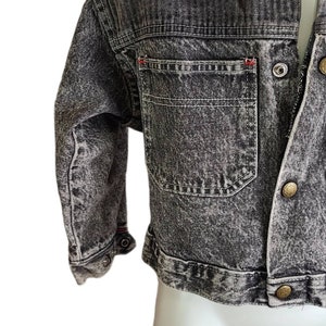 Kids Vintage Oshkosh B'gosh Denim Jacket. Vintage Kid's High Fashion. Made in USA. image 3