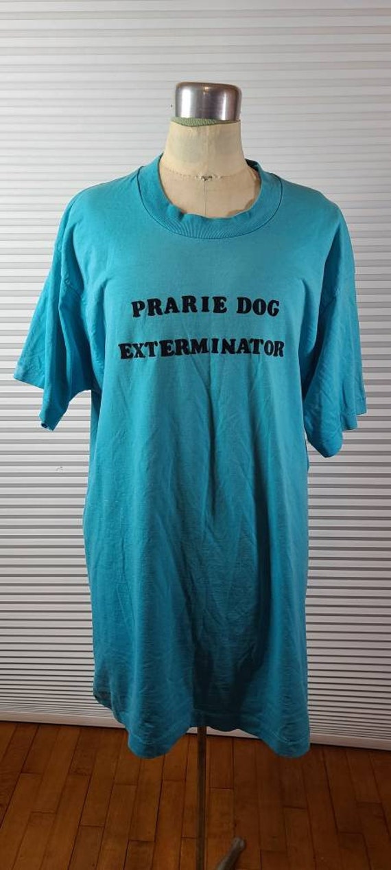 Prarie Dog misspelled on Shirt Funny Exterminator 90's - Etsy