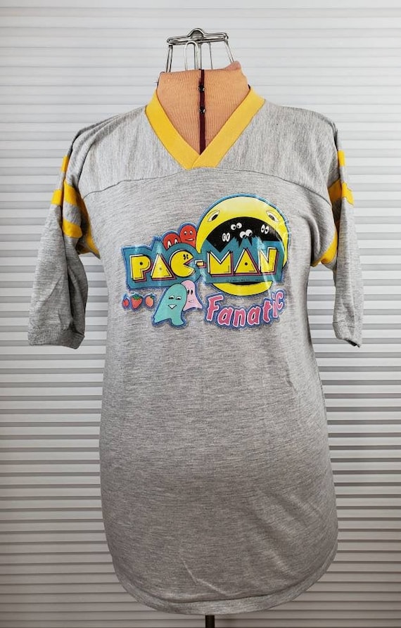 1980 年代のパックマン ファンタジック T シャツ。ミディアム
