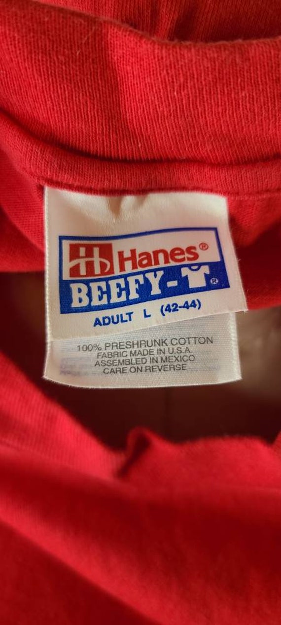 Saturn 1997 Hanes Beefy-t Large T-shirt. Road Rally 1997