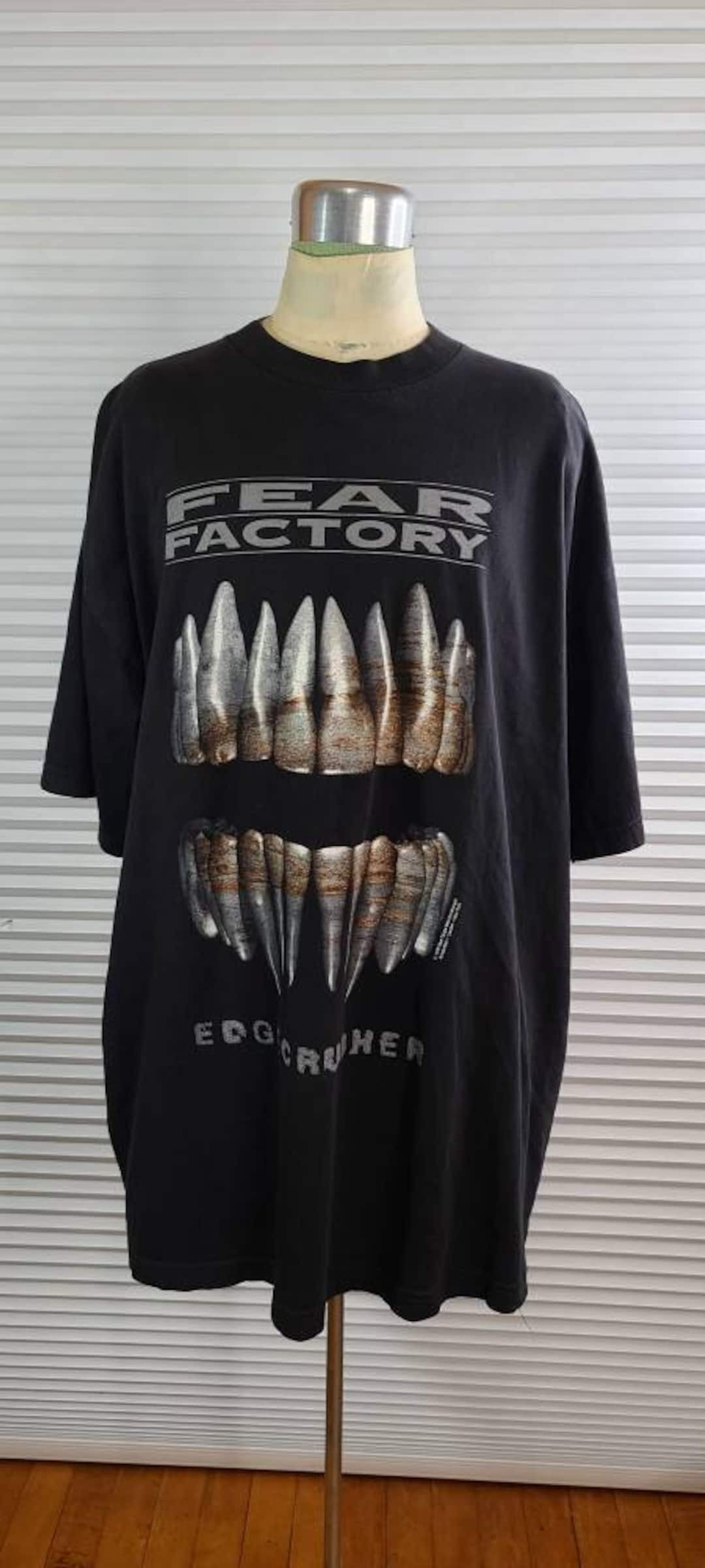 Fear Factory 1999 True Vintage Edge Crusher XL T Shirt. Made in USA. - Etsy  日本