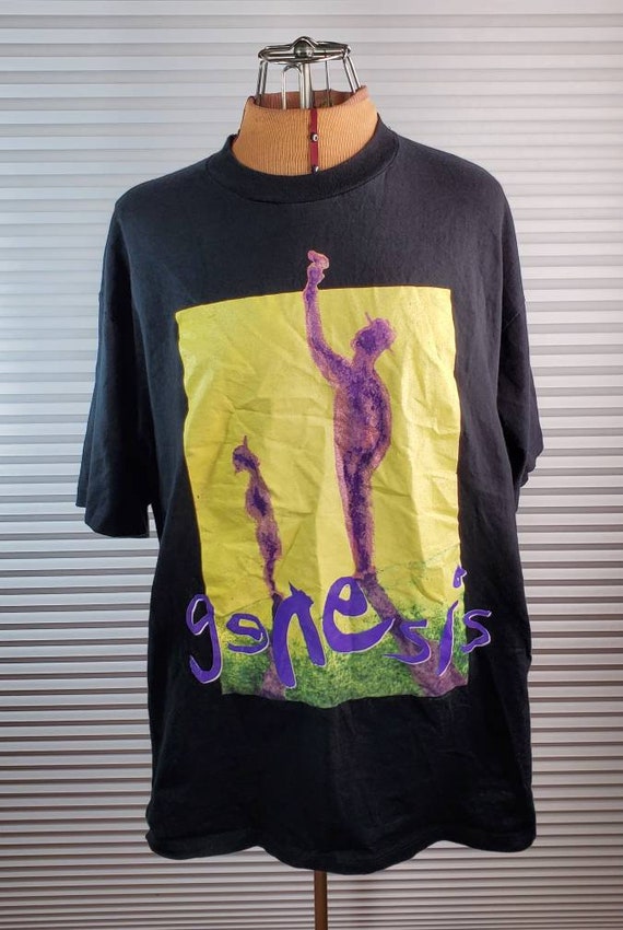 1992 Genesis Tour XL Band T-Shirt. Drummer Phil Co