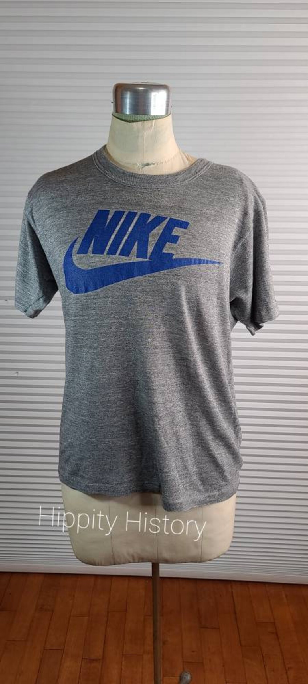 Nike 1981-1983 Medium Blue Swoosh Made in USA T Shirt Nike 1981-1983 Medium Blue Swoosh Made in USA T Shirt