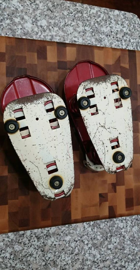 Vintage Well Made Adjustable Metal Pogo Shoes. Hi… - image 3