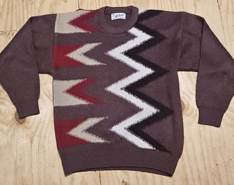 1960s Mohair Men's Large Fuzzy Sweater. Epic, Super Comfy Top Tier Vintage Sweater