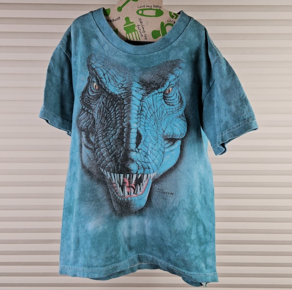 〜90's T.REX Vintage Photo Tee Vintage 90's Jurassic Park Dinosaur Tyrannosaurus Rex Art