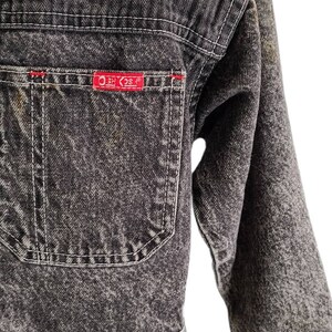 Kids Vintage Oshkosh B'gosh Denim Jacket. Vintage Kid's High Fashion. Made in USA. image 4