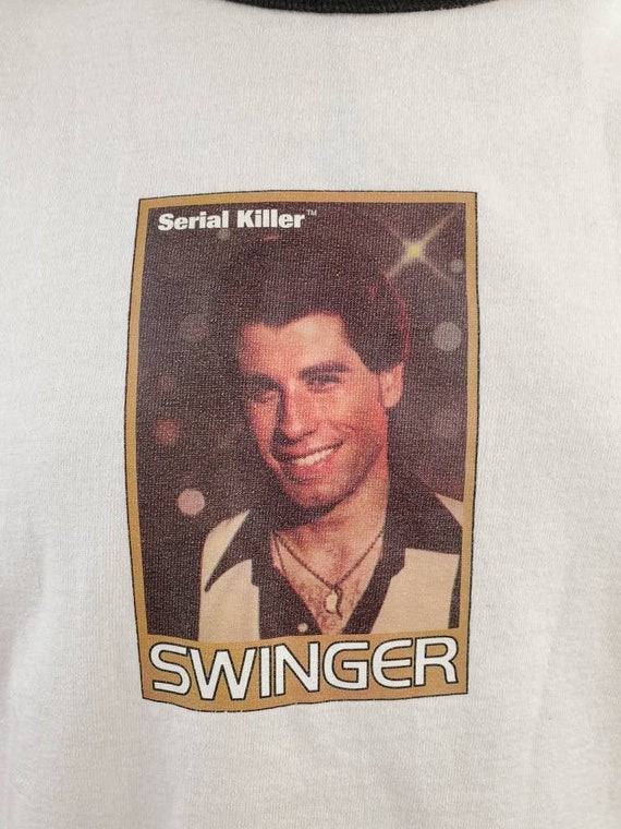 90's John Travolta Swinger Serial Killer Tag T-Shi