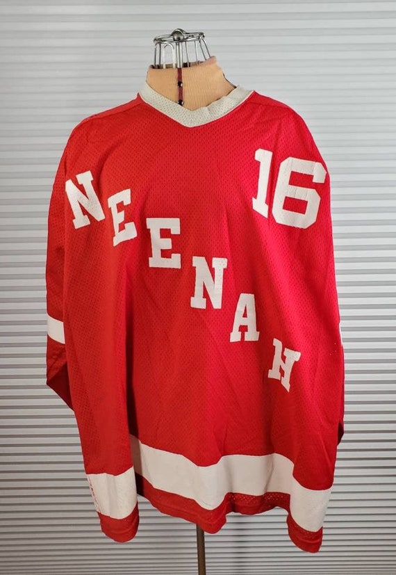 1970's Neenah Rockets High School Hockey Jersey. L