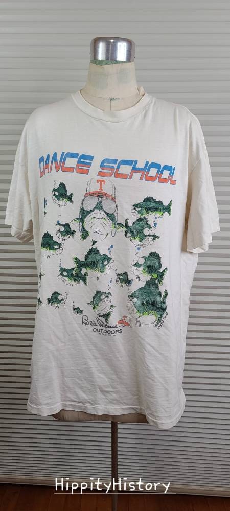 Vintage Large Bill Dance Fishing T Shirt 'as Seen on TV' Single Stitch  Artistic Fish Print Great for Any Vintage and or Fishing Lovers. 