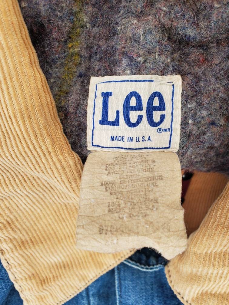Vintage 1970's Lee Denim Chore Coat. LARGE/XL. 4 Pockets. - Etsy