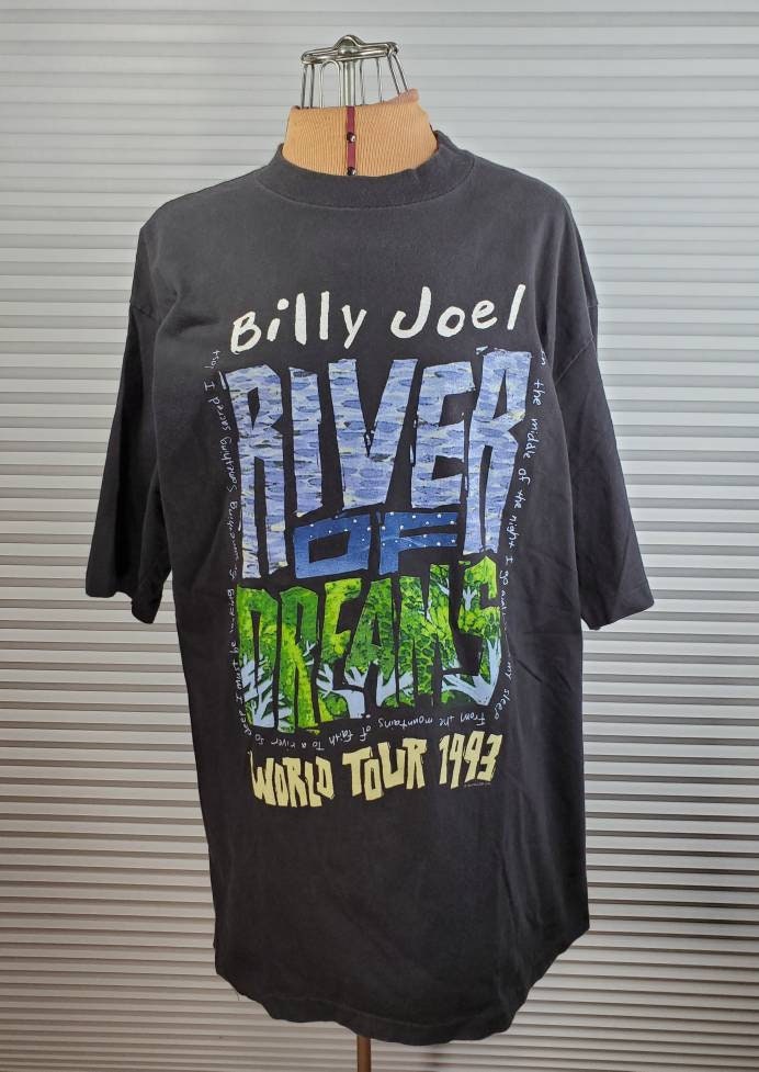 VTG Billy Joel River of Dreams World Tour 1993-1994 Shirt SS