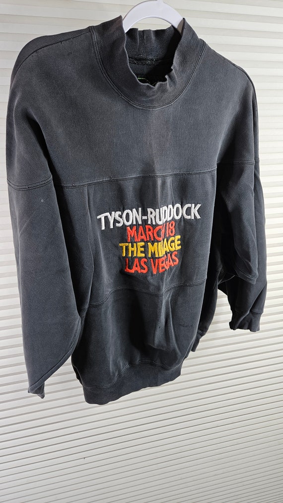 Mike Tyson Vs Ruddock Vintage 1991 Men's Large Cre