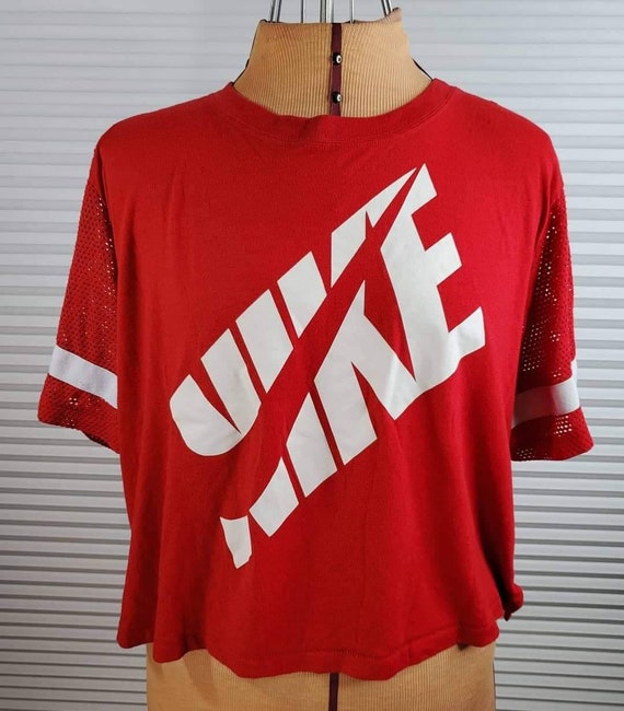 Vintage Nike Jersey Sleeve Shirt. Women's LARGE. Athletic Wear