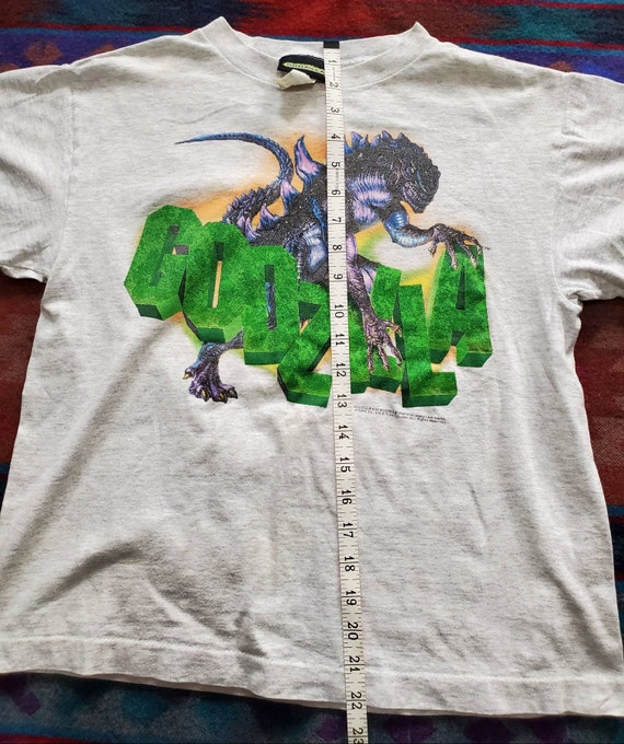 1998 Godzilla Youth Large. Single Stitch. Rare Co… - image 10