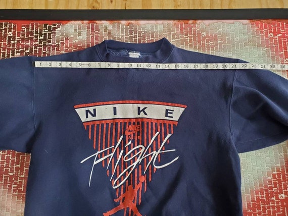 Vintage 1980's Nike Flight Air Jordan Sweatshirt. Epic Faded Tag 