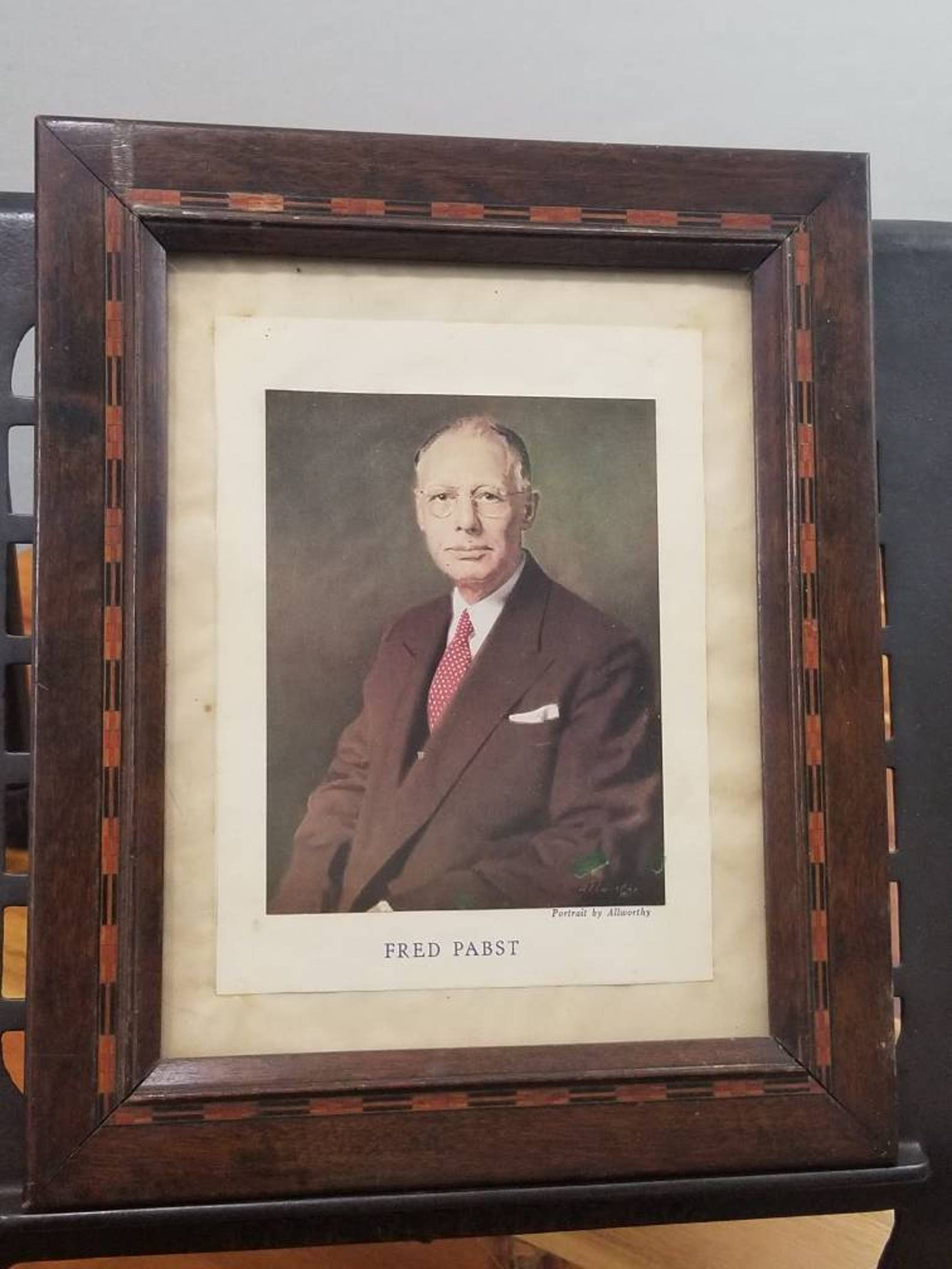 Impossible to Find Antique Fred Pabst Jr. Portraits. Appears Etsy