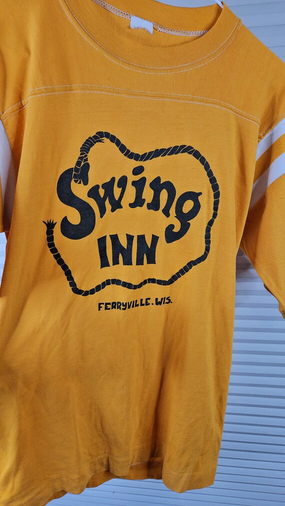 Wisconsin 1970's Ferryville 'Swing Inn' Jersey Sh… - image 3