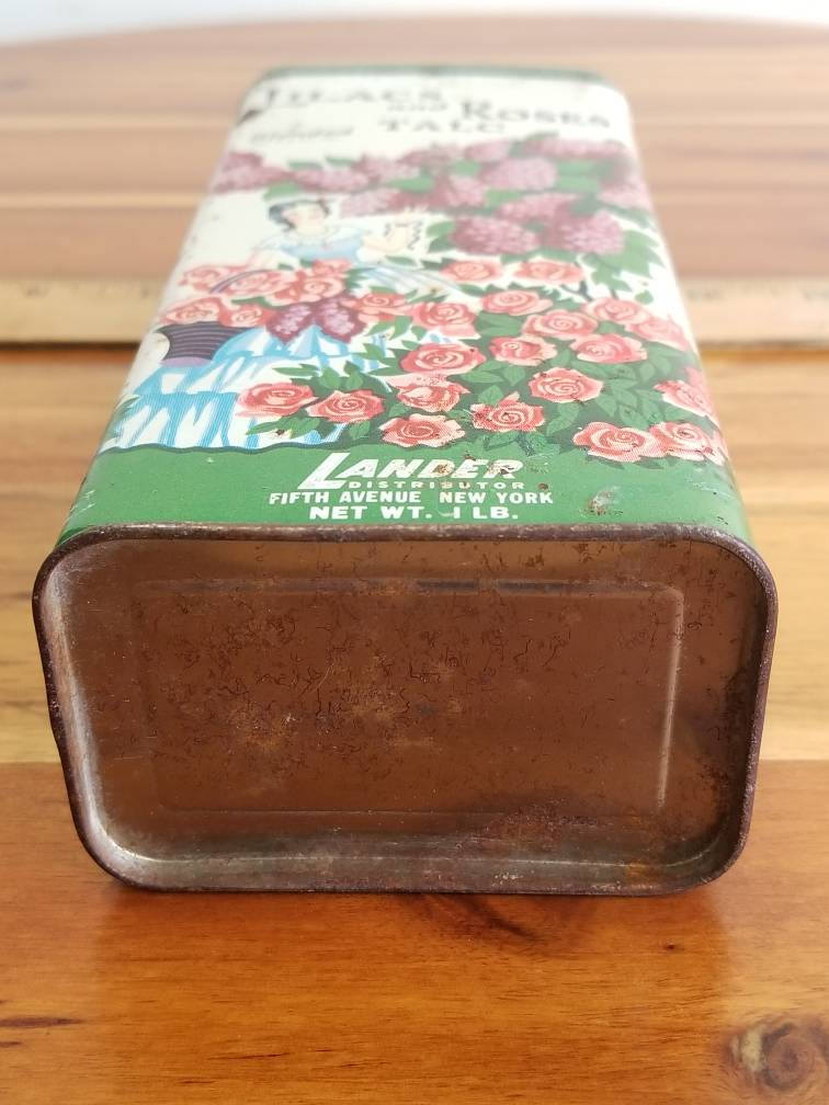 1930's/40's Lander Company Blended Rose and Lilac Talc
