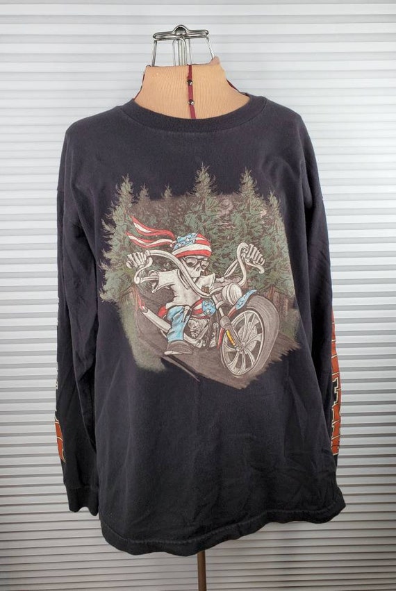 Vintage Harley Davidson XL Long Sleeve T-shirt. Northwoods