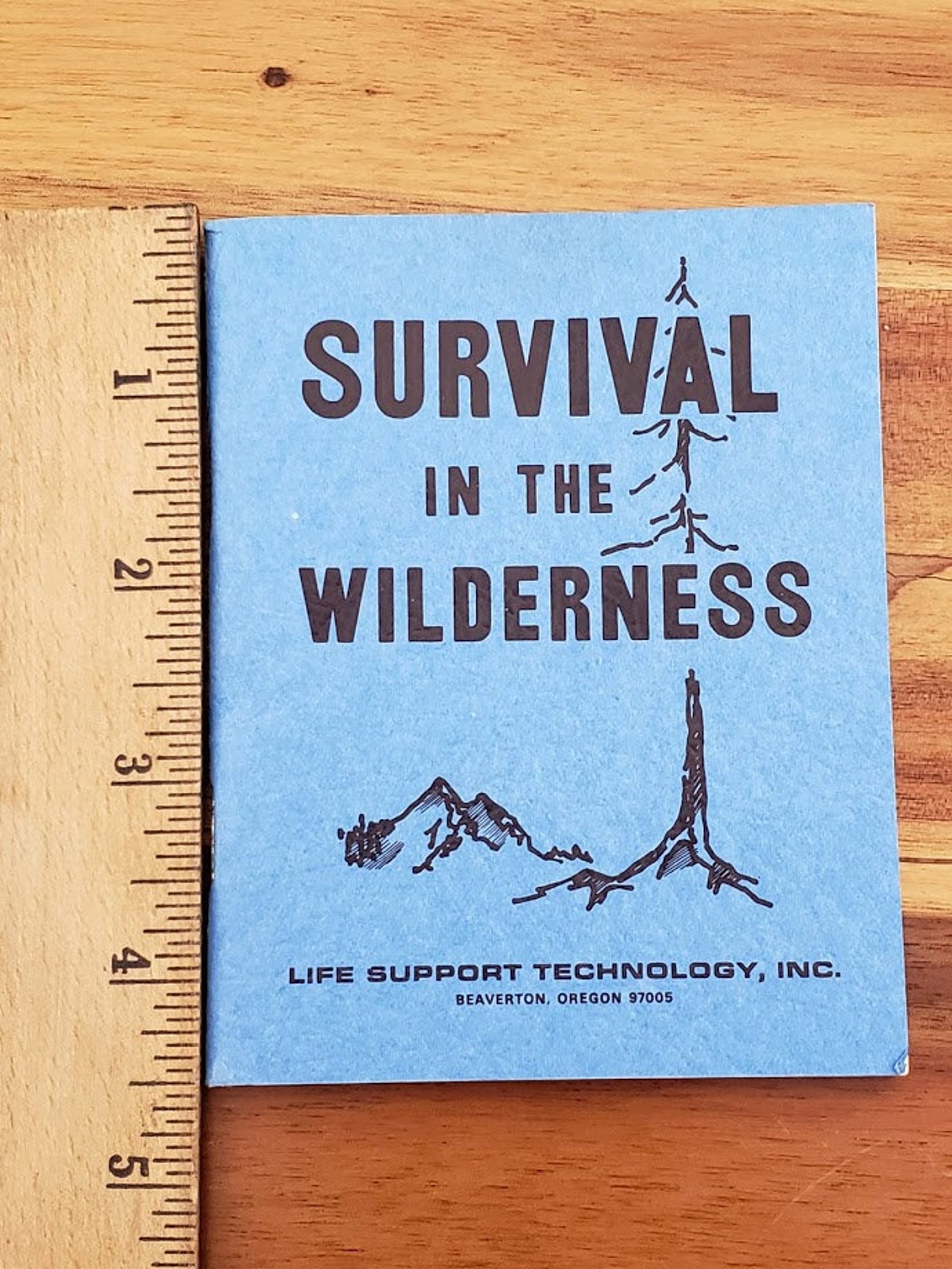 Survival in the Wilderness Pamphlet Copyright 1969. Hippity Etsy