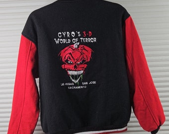 Rare 1980's Gyro's World of Terror Horror Themed Annual Park Team Leader Jacket