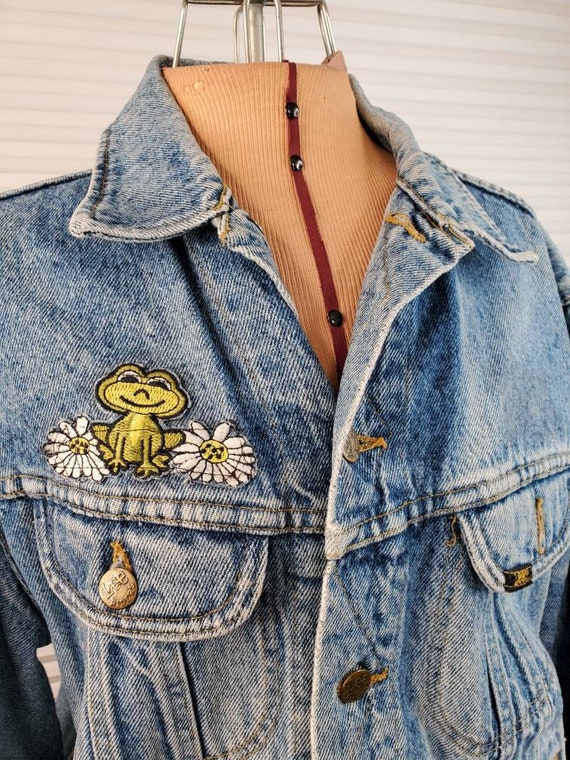 Customizable Patch Denim Jacket