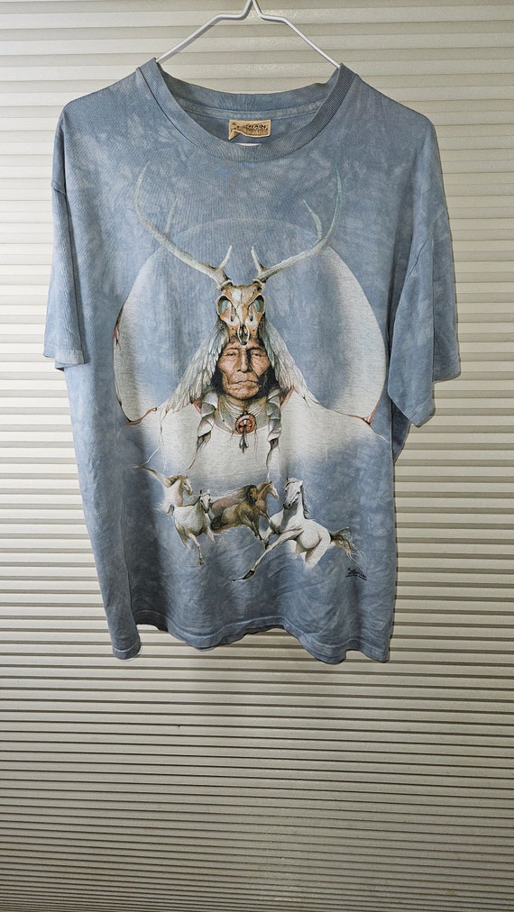 Native American Y2K Year 2000 Men's Large T Shirt.