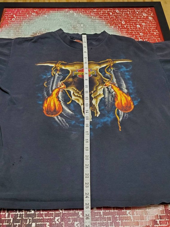 Harley Davidson Single Stitch Fiery Tshirt.