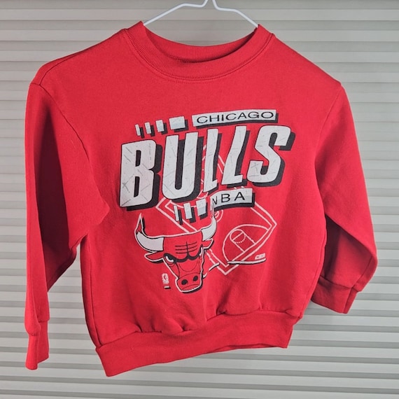 Chicago Bulls 90's Kid's Medium Crewneck - image 1