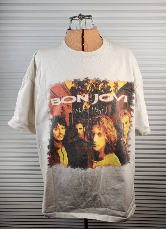 1995年 Bon JoviThese DaysXL バンド T シャツBrockum Worldwide タグ 