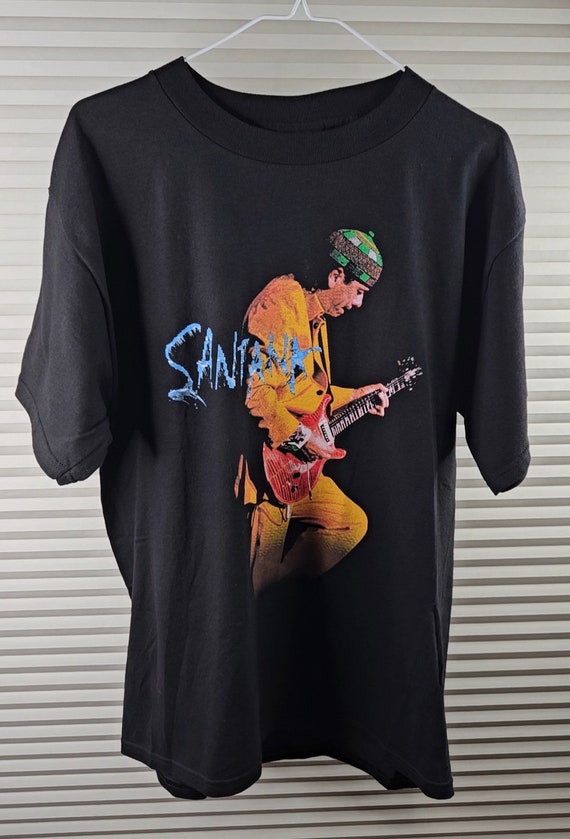 Santana Supernatural 1999/2000 Men's Large Band T 