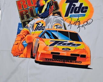 VINTAGE USA製 “Tide Racing Team” 企業ロゴ プリントTシャツ ホワイト サイズXL 美品 中古 4b000891 Vintage Tide Racing Team XL White T Shirt - Etsy