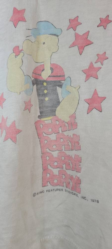 Popeye Vintage King Features Syndicate 1978 Jcpenney