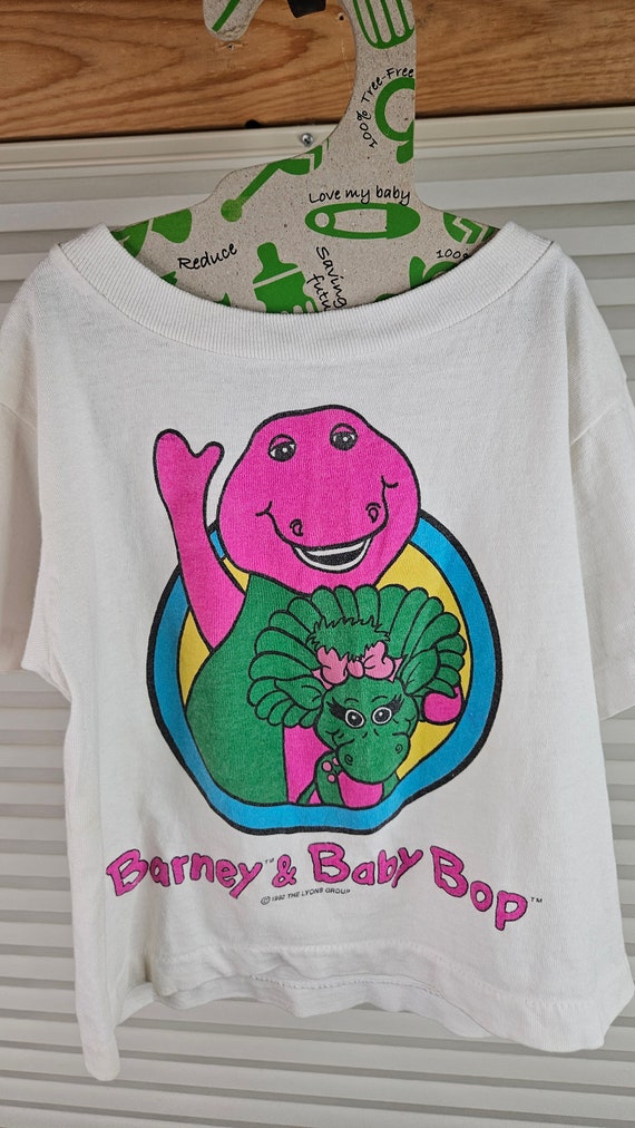 Barney And Baby Boo 1992 Kids Size 4 Single Stitch