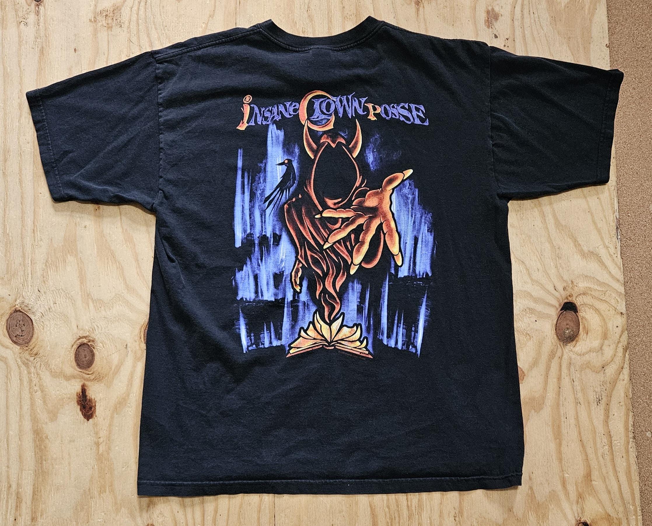 2002 Männer XL Insane Clown Posse Band T-Shirt Y2K Tragbare Musik