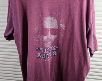 The Big Lebowski Men's Vintage XL Thrashed T Shirt