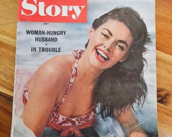 Magazine 'True Story' Circa July, 1955. 'Woman-Hungry Husband'