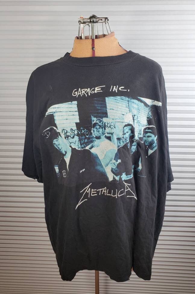 1998 Metallica Garage Inc Xl Band Tee Giant Tag Made In Etsy