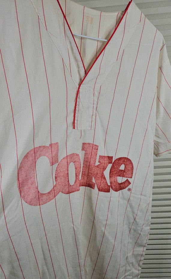 Coke Vintage Striped PJs. Wearable Coca Cola Adve… - image 3