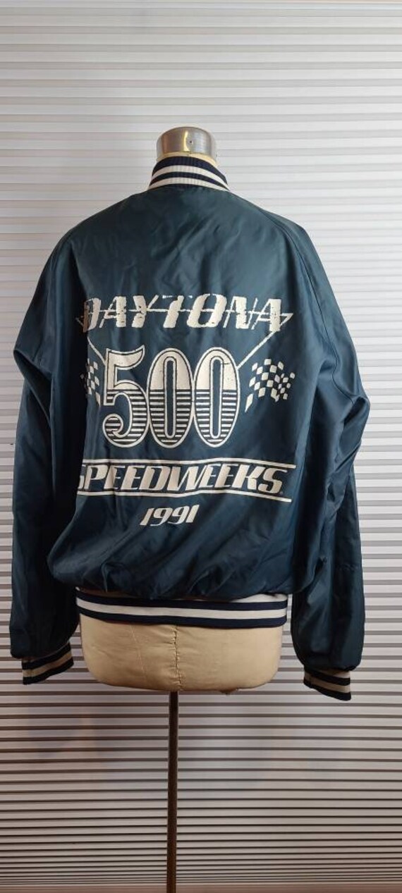 1991 Daytona 500 Speedweeks True Vintage Jacket. Ernie Irvan Won This Race. Dale Earnhardt Came in Second.