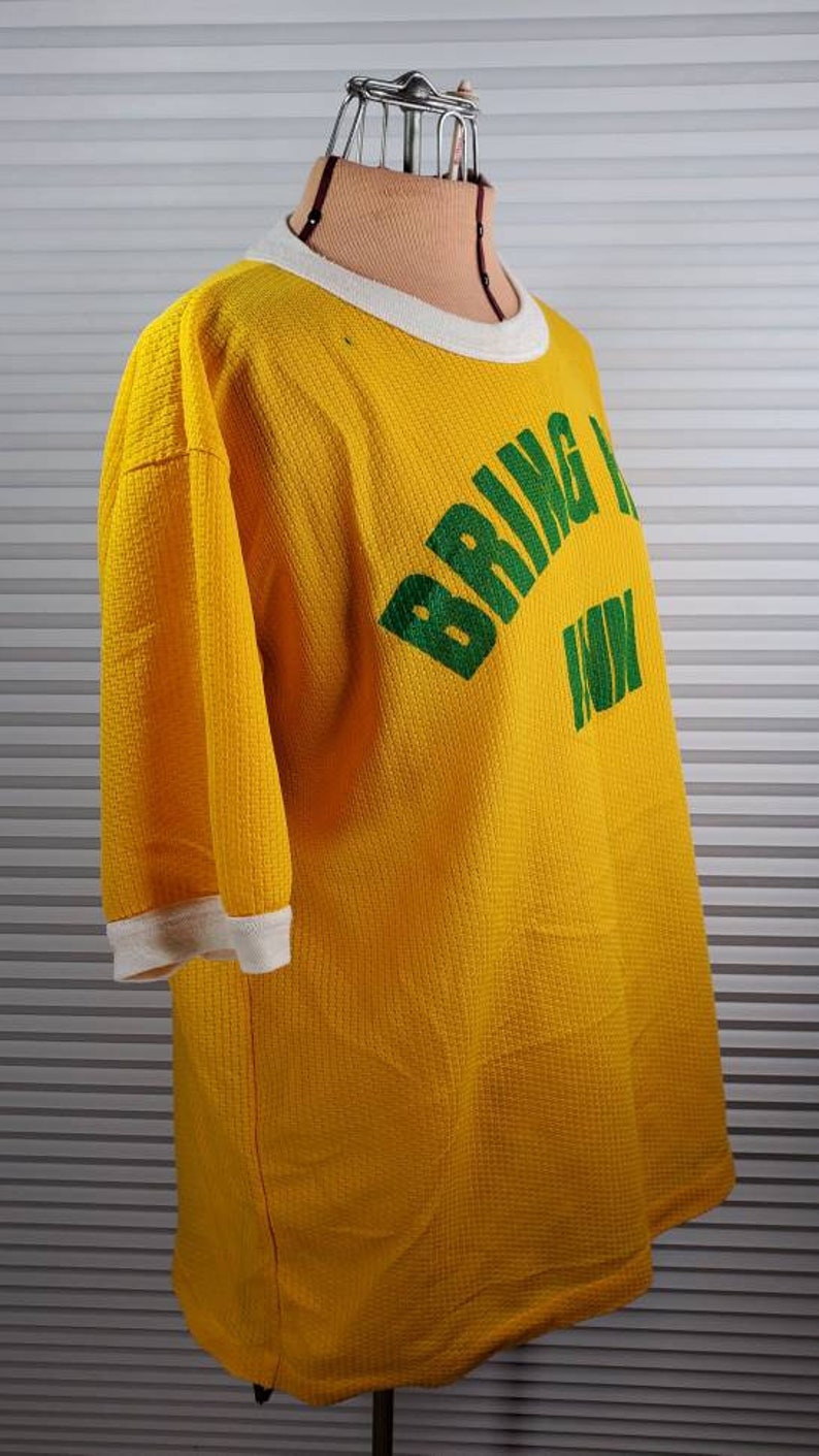 1980/'s /'Bring Her Inn/' Jersey Shirt Unaffecting Age Wear XL As Pictured Former Wisconsin Bar Shirt. Funny Saying Left Sleeve Damage