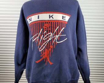 Vintage 1980's Nike Flight Air Jordan Sweatshirt. Epic - Etsy 日本