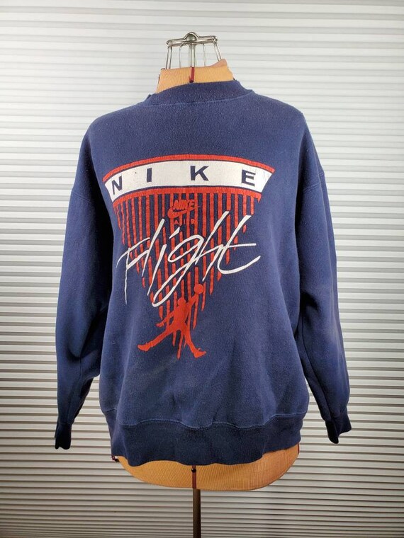 Vintage 1980's Nike Flight Air Jordan Sweatshirt. Epic Faded Vintage 1980's Nike Flight Air Jordan Sweatshirt. Epic Faded