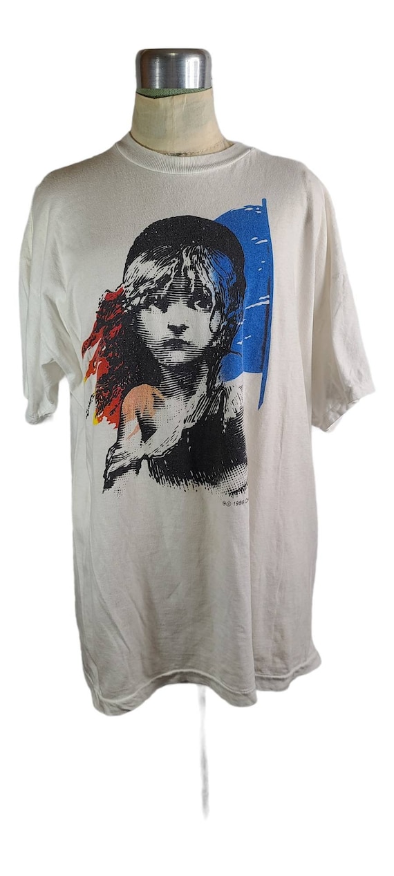 Les Miserables True Vintage 1986 Large Single Stitch Graphic True