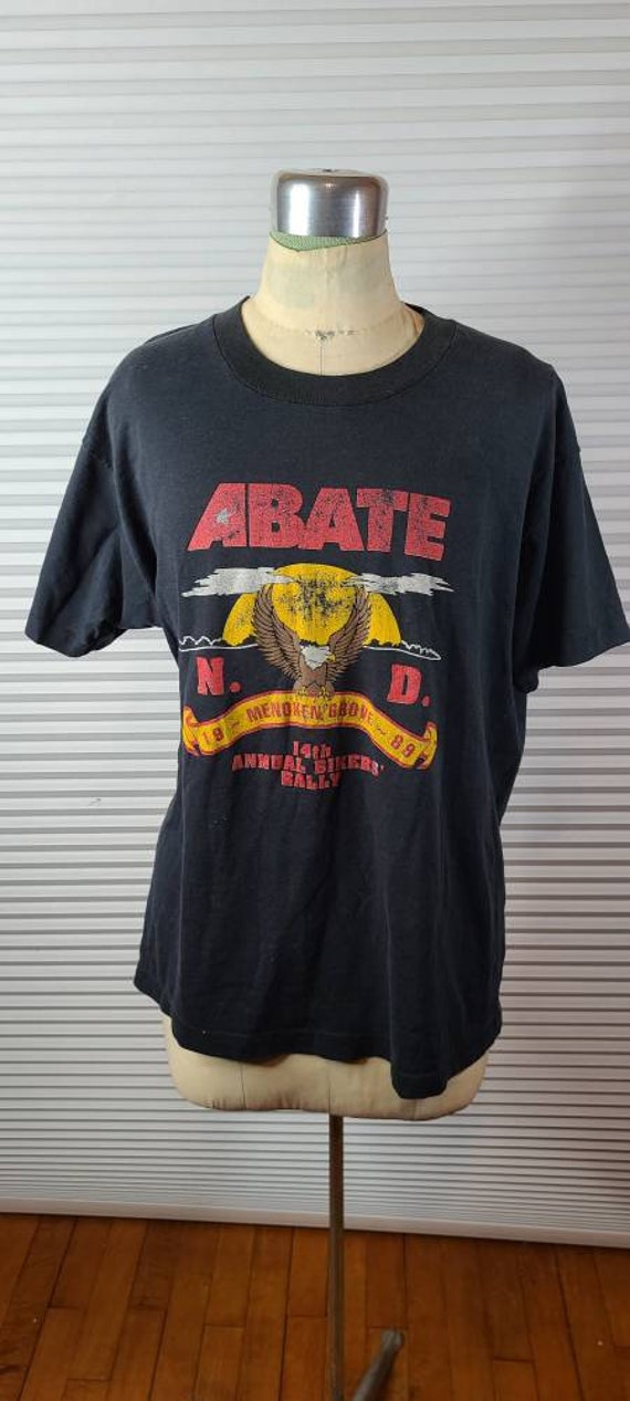 Abate 1989 14th Annual Bikers' Rally XL T-shirt