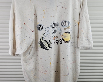1998 Men's XL Appleton West Honor Society Art Tee