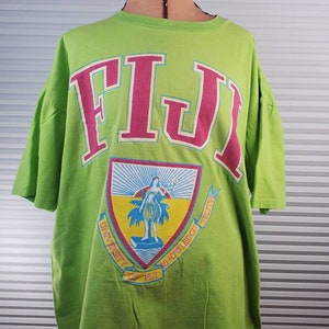 Vintage Fiji Tee. Colorful. Stained With Character.