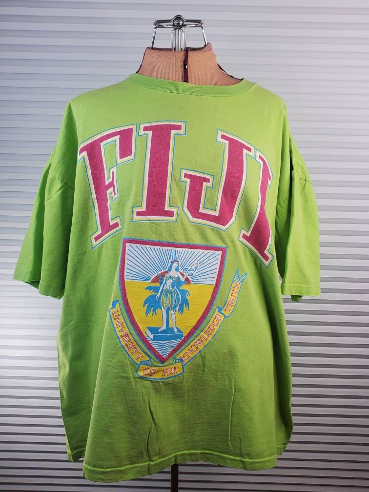 Vintage Fiji Tee. Colorful. Stained With Character. - Etsy